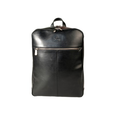 Rucsac din piele laptop 14 Exactive Exacompta 17637E, negru