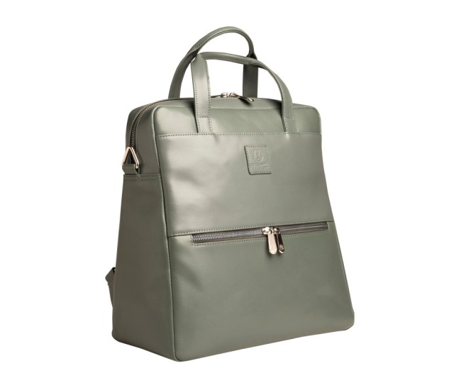 Rucsac din piele laptop 14 Exactive Lady Exacompta 17236E, gri