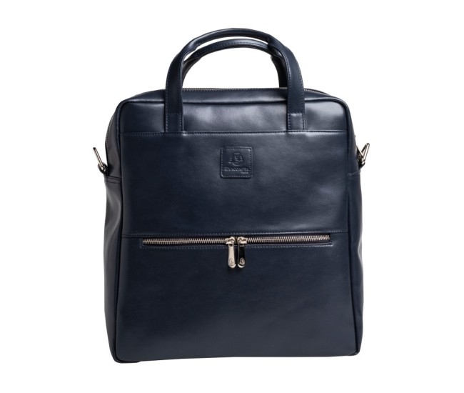 Rucsac din piele laptop 14 Exactive Lady Exacompta 17237E, bleumarin