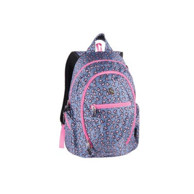 Ghiozdan Pulse Dobby Pink Heart