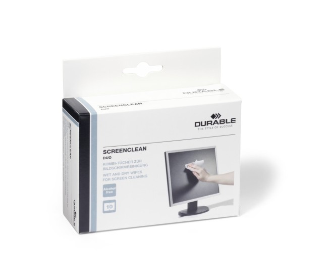 Servetele umede/uscate 10/set Durable Servetele umede/uscate 10/set Durable