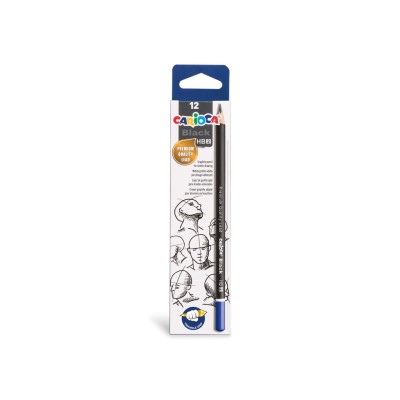 Creion HB Carioca 12 buc/cutie