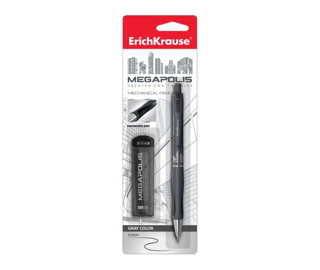 Creion mecanic + mine 0.5 mm Megapolis Concept EK