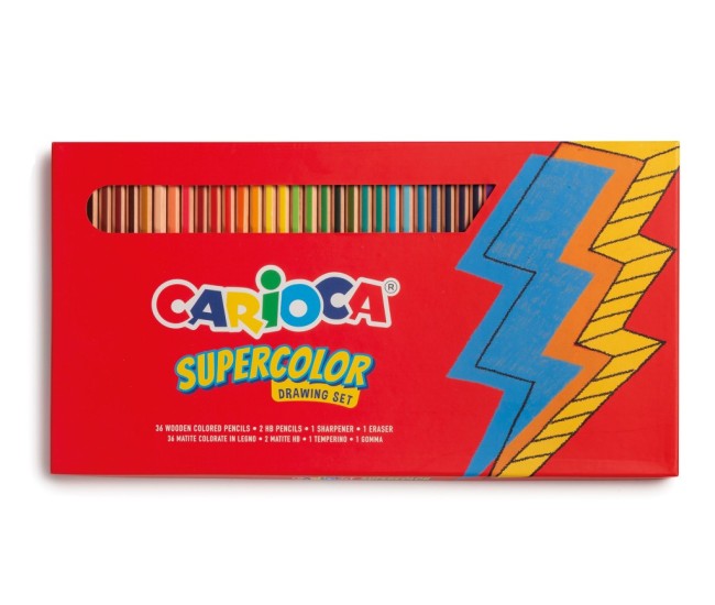 Set desen Carioca Supercolor 40 piese
