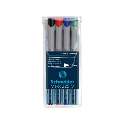 Marker OHP mediu nepermanent Schneider 4/set 225 1 mm