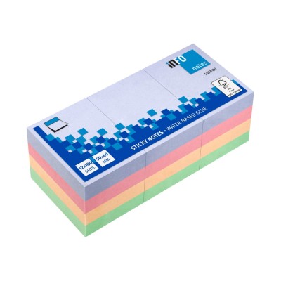 Notes adeziv Harmony 12 x 40 x 50 mm - 12 x 100 file - 5653-80