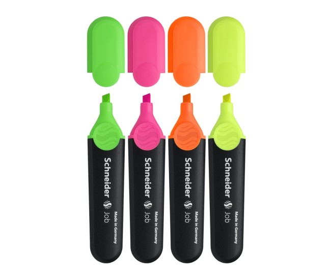 Textmarker 4/set Schneider Job Textmarker 4/set Schneider Job