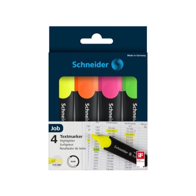 Textmarker 4/set Schneider Job