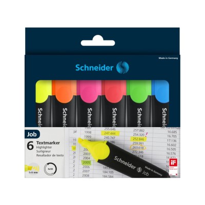 Textmarker 6/set Schneider Job