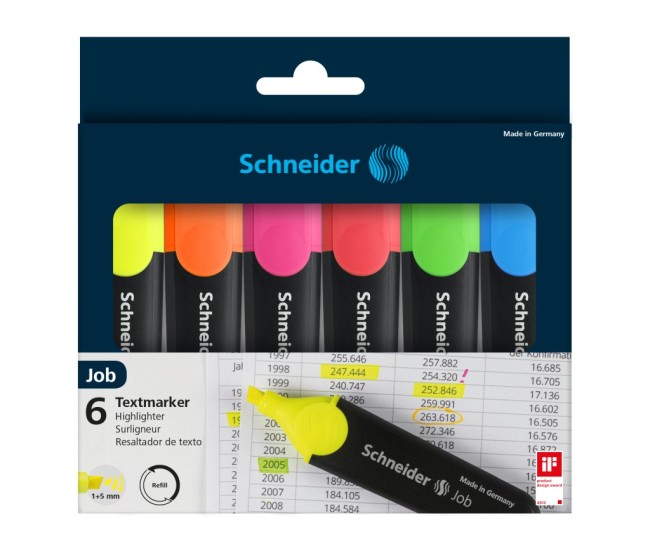 Textmarker 6/set Schneider Job Textmarker 6/set Schneider Job