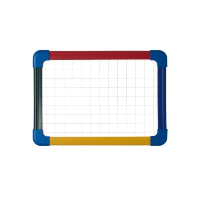 Tabla scolara matematica/velin A4 cu rama culor Bi-Silque