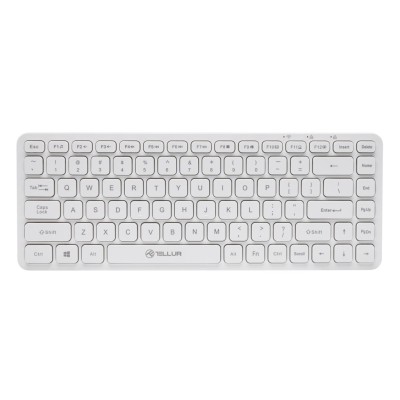 Tastatura fara fir Tellur, Mini, Alb Tastatura fara fir Tellur, Mini, Alb