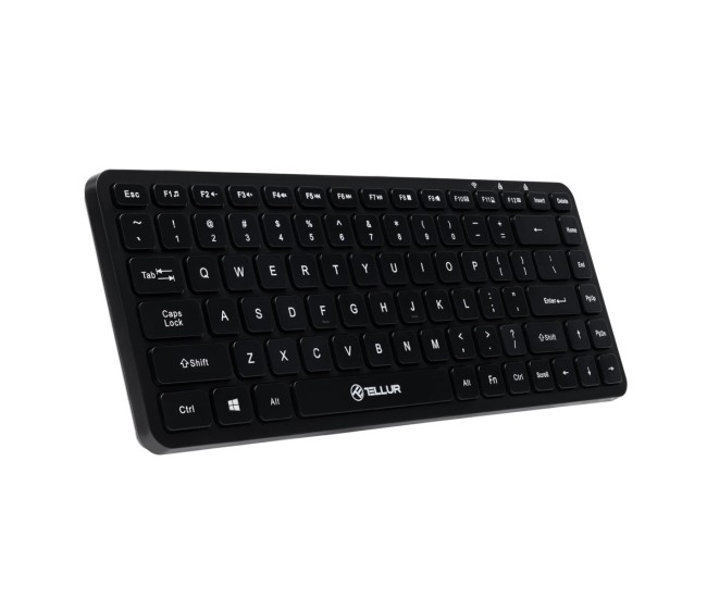Tastatura fara fir Tellur, Mini, Negru
