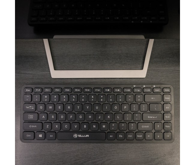 Tastatura fara fir Tellur, Mini, Negru