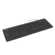 Tastatura cu fir Tellur Basic, US, USB, negru