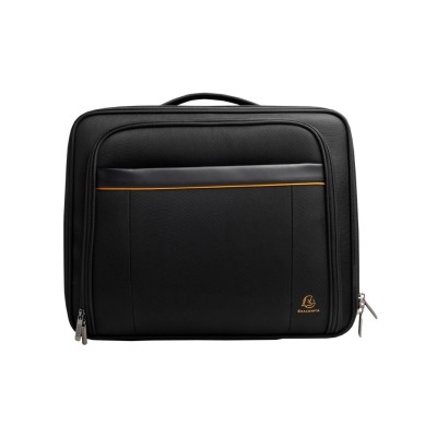 Troler compact cu 2 roti laptop 15,6 Exactive Exatrolley Exacompta 18334E, negru