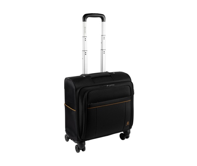 Valiza pilot cu 4 roti laptop 15,6 Exactive Exacompta 18834E, negru