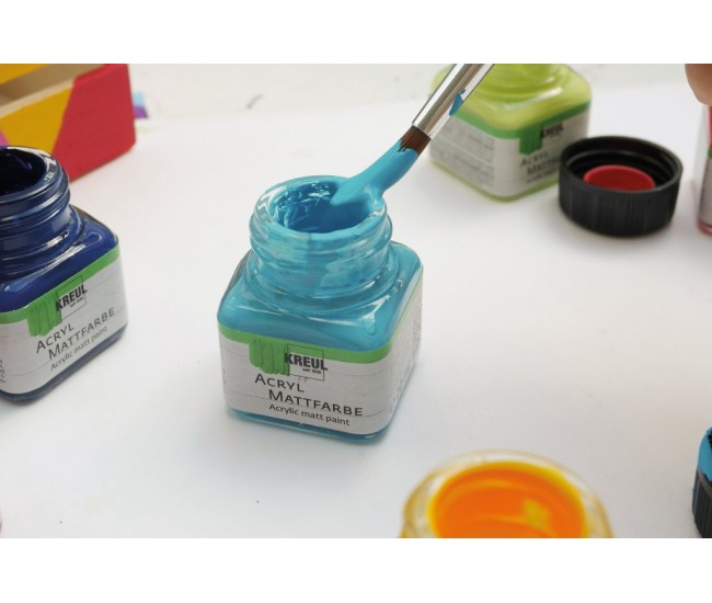 Vopsea acrilica mata Kreul Color 20 ml 6/set
