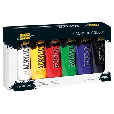 Vopsea acrilica Solo Goya 100 ml 6/set
