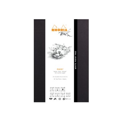 Blocnotes capsat, grafic, A4+ (21 x 31,8 cm), 50 file, portrait Rhodia Touch Layout