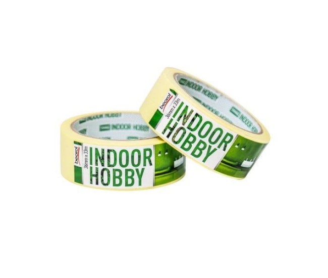 Banda acoperire Indoor Hobby, 36 mm x 33 m, 60 grade, BEOROL Banda acoperire Indoor Hobby, 36 mm x 33 m, 60 grade, BEOROL
