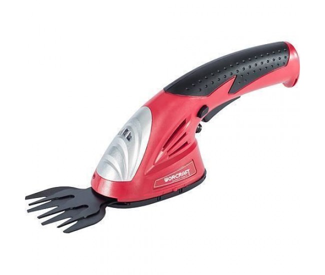 Foarfeca electrica de tuns iarba si gard viu, cu acumulator 1.3 Ah, incarcator 7.2V Li-ion, maner telescopic, Worcraft Foarfeca electrica de tuns iarba si gard viu, cu acumulator 1.3 Ah, incarcator 7.2V Li-ion, maner telescopic, Worcraft