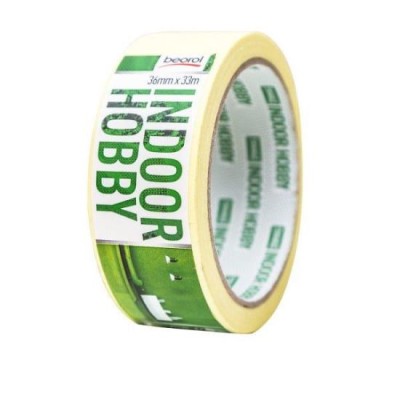 Banda acoperire Indoor Hobby, 36 mm x 33 m, 60 grade, BEOROL Banda acoperire Indoor Hobby, 36 mm x 33 m, 60 grade, BEOROL
