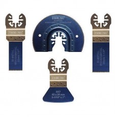 Panza/lama fierastrau, pentru multifunctional, bimetal, pentru metal, lemn, aluminiu, set 4 piese, Strend Pro