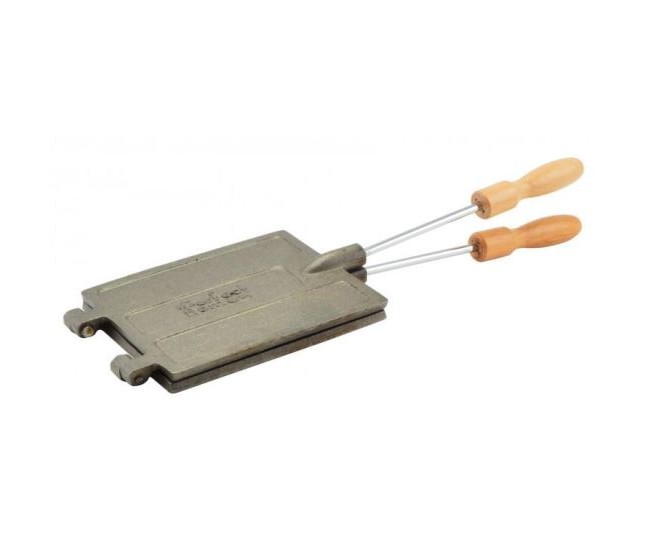 Prajitor wafe/saratele, fonta, cu maner, 16.3x13 cm, Perfect Home Prajitor wafe/saratele, fonta, cu maner, 16.3x13 cm, Perfect Home