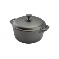 Oala de fonta cu capac, 4.2 L, Perfect Home 