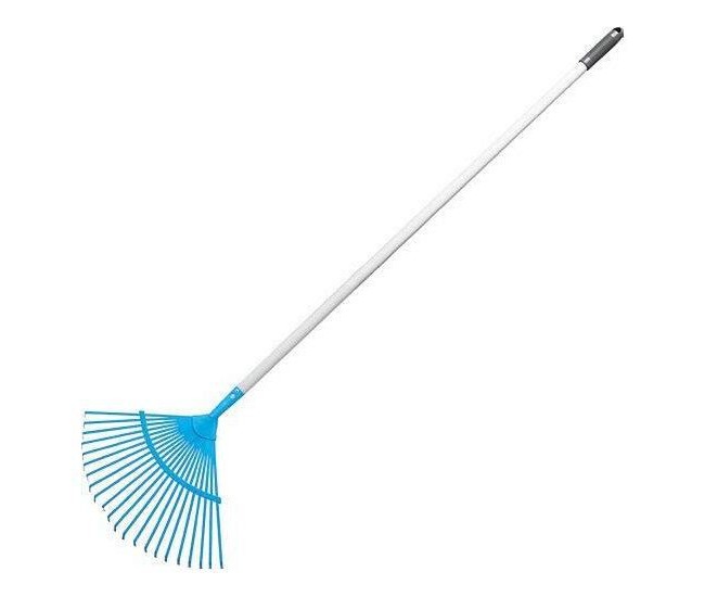 Grebla pentru frunze, gradina, coada otel, 22 dinti, 46x41 cm, 120 cm Grebla pentru frunze, gradina, coada otel, 22 dinti, 46x41 cm, 120 cm