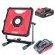 Proiector lucru, LED COB, 20V Li-Ion, cu acumulator 2 Ah, incarcator, 30W, 1800 lm, Worcraft