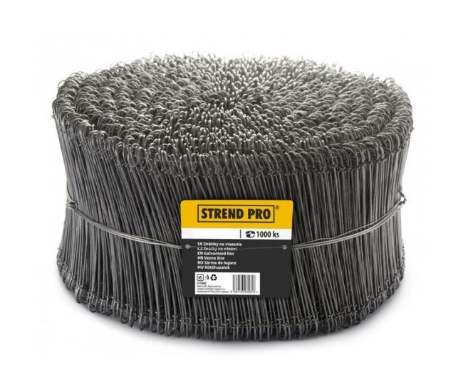 Bucle de sarma, pentru legat otel beton, 1000 buc, 1.1x120 mm Bucle de sarma, pentru legat otel beton, 1000 buc, 1.1x120 mm