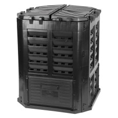 Compostor de gradina, 360 L, negru Compostor de gradina, 360 L, negru