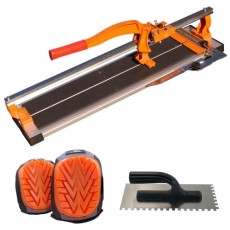 Masina de taiat gresie si faianta, aparat profesional, dispozitiv cu rulmenti, 600 mm, cu genunchiere si gletiera cu zimti, Richmann Exclusive Masina de taiat gresie si faianta, aparat profesional, dispozitiv cu rulmenti, 600 mm, cu genunchiere si gletiera cu zimti, Richmann Exclusive