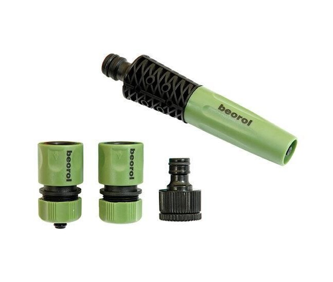 Set de stropit, duza furtun cu accesorii, 5 piese, Beorol Set de stropit, duza furtun cu accesorii, 5 piese, Beorol