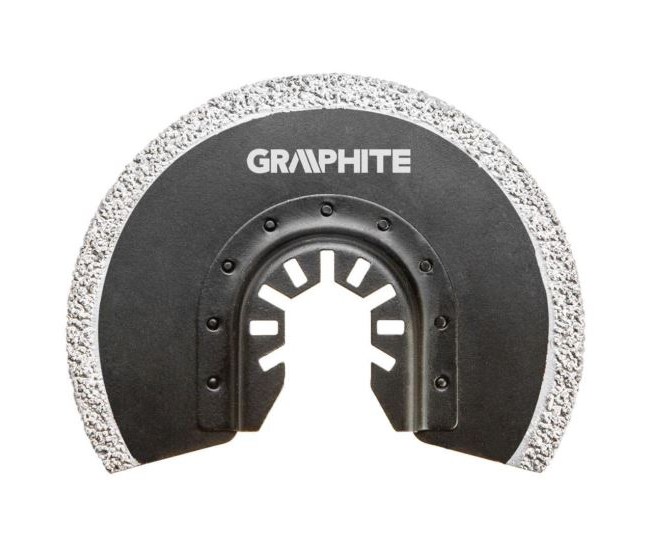 Panza/lama fierastrau, pentru multifunctional, cu carbura tungsten diamantata, pentru ceramica, 85 mm, Graphite Panza/lama fierastrau, pentru multifunctional, cu carbura tungsten diamantata, pentru ceramica, 85 mm, Graphite