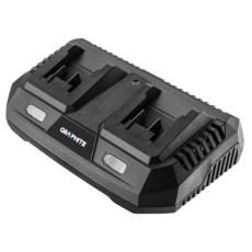 Incarcator dublu pentru acumulatori 18 V Li-ion, GRAPHITE ENERGY