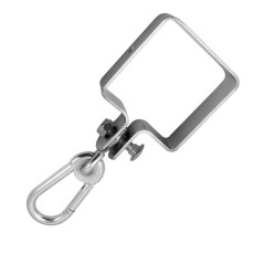 Carabina pentru leagan, cu sistem de prindere patrat, 90x90 mm