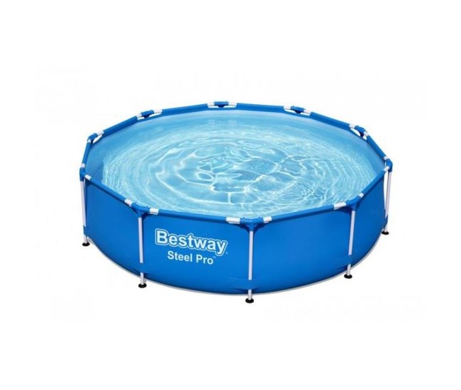 Piscina structura metalica, rotunda, albastru, 305x76 cm, Bestway Steel Pro Piscina structura metalica, rotunda, albastru, 305x76 cm, Bestway Steel Pro