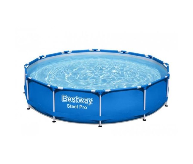 Piscina structura metalica, rotunda, albastru, 366x76 cm, Bestway Steel Pro Piscina structura metalica, rotunda, albastru, 366x76 cm, Bestway Steel Pro