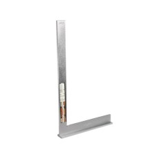Echer (vinclu) tamplar/dulgher, cu talpa, 400x230 mm, aluminiu, Richmann