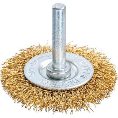 Perie sarma alama, circulara, cu tija, 50 mm, Richmann Perie sarma alama, circulara, cu tija, 50 mm, Richmann