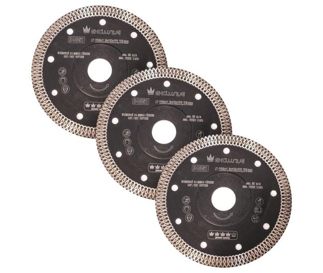 Disc diamantat turbo subtire, ceramica, taiere umeda si uscata, set 3 buc, 125 mm/22.23 mm, Richmann Exclusive Disc diamantat turbo subtire, ceramica, taiere umeda si uscata, set 3 buc, 125 mm/22.23 mm, Richmann Exclusive