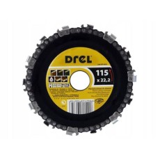 Disc debitat lemn, cu lant, 115 mm, Drel