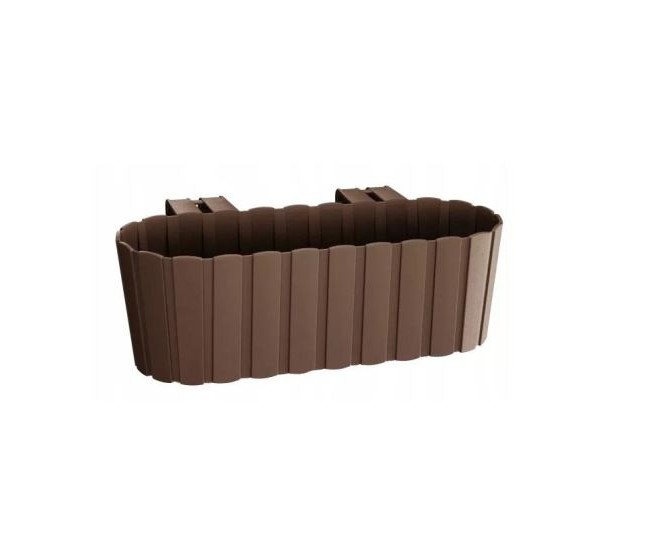 Jardiniera decorativa, suport plastic, maro, 4.9 L, 38.3x21.2x13 cm, Boardee Hook Jardiniera decorativa, suport plastic, maro, 4.9 L, 38.3x21.2x13 cm, Boardee Hook