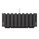 Jardiniera decorativa, suport metalic, sistem irigare, antracit, 38x18x16.2 cm, Boardee Fencycase W Jardiniera decorativa, suport metalic, sistem irigare, antracit, 38x18x16.2 cm, Boardee Fencycase W