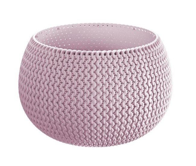 Ghiveci decorativ pentru flori, rotund, mov, 29x19.5 cm, Splofy Bowl Ghiveci decorativ pentru flori, rotund, mov, 29x19.5 cm, Splofy Bowl