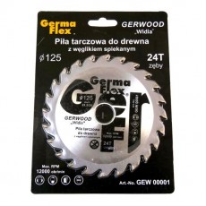 Disc circular vidia, 24 dinti, 125 mm, Germa Flex