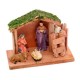 Decoratiune Craciun, polirasina, lemn, Nasterea lui Iisus, iesle cu animale, 15x6.5x11 cm, Magic Home Decoratiune Craciun, polirasina, lemn, Nasterea lui Iisus, iesle cu animale, 15x6.5x11 cm, Magic Home